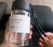 嘉特（GiNT）玻璃杯 高硼硅玻璃水杯子 男生便携茶水分离茶杯生日礼物家居馆 实拍图