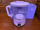 梦多福内衣内裤洗衣机专用迷你小型洗衣杯自动清洗机洗袜子神器无线双杯双桶充电便携宿舍免安装分体懒人 霞光紫（单杯/4000毫安）续航22次 内衣裤专用分桶分体-2.5L大容量 实拍图
