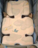 babycare天丝苎麻车席透气宝宝专用手推车坐垫通用席子云朵乐章38×70CM 实拍图
