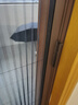 聚佩清门沙帘 家用 防蚊折叠铝合金隐形纱窗门免打孔推拉式伸缩推拉沙门 （加厚铝合金）咖啡色+纯色纱网 实拍图