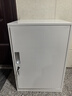 构际办公室桌下文件柜矮柜铁皮抽屉储物柜活动资料收纳边柜带锁小柜子 65高单门柜（纯白） 0.5mm 实拍图