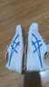 亚瑟士ASICS男鞋缓冲透气跑步鞋运动鞋网面回弹跑鞋GEL-CONTEND 4 白色/蓝色 43.5 实拍图