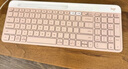 罗技（Logitech）K580无线蓝牙超薄静音键盘 办公键盘笔记本电脑手机Mac平板ipad键盘双模外接键盘薄膜便携多屏家用 超薄键盘-茱萸粉 实拍图