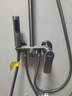九牧（JOMOO）淋浴花洒套装枪灰自动除垢喷枪淋浴器36633-526/HBS-1 实拍图