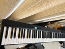 特伦斯折叠钢琴88键便携式电钢琴成人儿童电子琴重力度键盘V30pro家用 炫酷黑+专用琴包+Z型琴架 实拍图