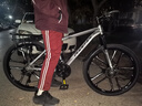 凤凰自行车成年人男女变速自行车青少年单车越野公路车学生山地自行车 铝架/蓝图变速/正新轮胎/十刀灰 27速27.5寸【适合170-195cm】 实拍图