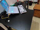 秀匠林转角电脑桌学生家用书桌双人书架一体组合桌卧室拐角L型电竞桌子 黑色左转角 120x80x74cm（特价款） 实拍图