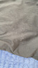 红豆居家【春上新】男士纯棉春秋薄款睡衣男简约可外穿家居服 礁石灰 XL 实拍图