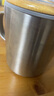 无印良品（MUJI）不锈钢双层马克杯 大容量男女办公学生水杯茶杯咖啡杯 银色 490ml 实拍图