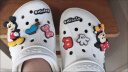 卡骆驰crocs洞洞鞋贝雅男鞋女鞋轻便耐磨一脚蹬拖鞋休闲鞋|10126 白-100 36 /37(220mm) 实拍图