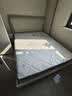 全友家居 床现代简约风双人床大象耳朵皮艺软包床1.5米卧室大床含床垫 实拍图