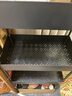 密林厨房夹缝置物架落地多层果蔬储物小推车冰箱侧收纳架 五层黑22cm 实拍图
