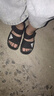 阿迪达斯（adidas）童鞋夏季男童凉鞋女童小大童简约经典儿童休闲运动沙滩鞋GW0344 实拍图