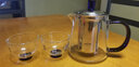 创典（CHUANGDIAN）耐热玻璃茶壶加厚透明泡茶壶过滤花茶壶沏冲茶器泡茶杯420ml 蓝色 实拍图