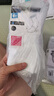 迪卡侬（DECATHLON）男士袜子冬季袜子运动袜高帮棉袜透气保暖男女长袜 RS160-休闲白色-3双装 【43-46】(鞋码43/44/45/46) 实拍图