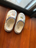 幸福玛丽（Cheerful Mario）拖鞋男孩防滑凉拖鞋中大童沙滩鞋外穿儿童洞洞鞋米白内长24cm 实拍图
