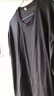 纯色棉感短袖T恤男情侣T恤男女文化衫净面作画光板衣服上衣 黑色 2XL 实拍图
