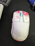 达尔优A950air鼠标轻量化设计3395芯片三模连接搭配全新防滑贴有线/蓝牙/2.4G无线电竞游戏鼠标男女礼物 樱花粉 实拍图