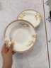 传世瓷碗碟套装家用景德镇欧式骨瓷碗筷陶瓷器吃饭套碗盘子中式 天鹅湖60件 60头豪华套装 实拍图