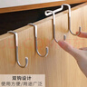 季萌2个装304不锈钢挂钩双钩免打孔浴室卫生间衣帽钩橱柜门背式挂物钩 2个装（适合厚度2.2cm内） 实拍图