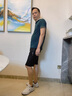雅鹿冰丝短裤男夏季新款休闲弹力五分裤青年运动宽松透气男士沙滩短裤 黑色/331 2XL ( 建议125斤-140斤可穿 ) 实拍图