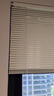 美尔耐免打孔百叶窗帘卧室卫生间浴室厕所防水铝合金厨房升降遮光帘6010 免钉【拉丝】奶油白 1平方米 实拍图