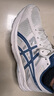 亚瑟士ASICS男鞋透气跑鞋运动鞋缓震舒适跑步鞋 GEL-CONTEND 4 米白色/蓝色 42 实拍图