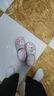 名创优品（MINISO）洞洞鞋女款2025新款eva防滑防臭沙滩鞋增高凉拖鞋女夏季外穿 卡其+MM球(6个)滴塑 38-39 实拍图