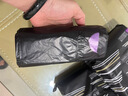 e洁 自动收口垃圾袋家用加厚抽绳手提式酒店厨房清洁袋 100只 10升45*50cm易撕 黑色 实拍图