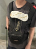 丸丫云感腰凳婴儿轻便抱式宝宝背带多功能透气四季通用抱娃神器黑金色 实拍图