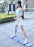卡萨达滑雪机盆底肌训练夹腿器家用健身器材锻炼拉伸器产后女练习 【全新升级】带扶手-紫色 实拍图