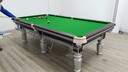 都格台球桌标准型钢库家用斯诺克商用成人球桌子中式黑八室内 9尺 银腿-【高配】-1.0钢库 实拍图