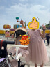 戴维贝拉（DAVE＆BELLA）夏季婴儿女童夏装连衣裙 女宝宝蝴蝶背心裙 儿童公主裙幼小童裙子 烟紫色 150 cm（建议身高140-150cm） 实拍图