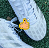 adidas ADIZERO BOSTON 9马拉松boost专业竞训跑鞋男阿迪达斯 白色/银色/蓝色   44 实拍图