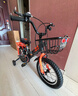 凤凰（Phoenix）儿童自行车宝宝脚踏车儿童折叠自行车3-8岁童车  陆寻 灰色 14寸 实拍图