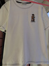 Teenie Weenie小熊女装T恤夏季休闲青春活力宽松舒适明线短袖上衣 象牙白 S 实拍图