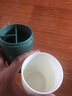 JAJALIN旅行牙刷收纳盒洗漱杯套装便携式刷牙杯漱口杯出差必备收纳牙刷杯 胶囊杯绿色 实拍图
