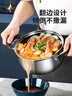 炊大皇304不锈钢汤锅+蒸屉 汤蒸炖锅蒸锅双耳煮粥煮面 22cm 电磁炉通用 实拍图