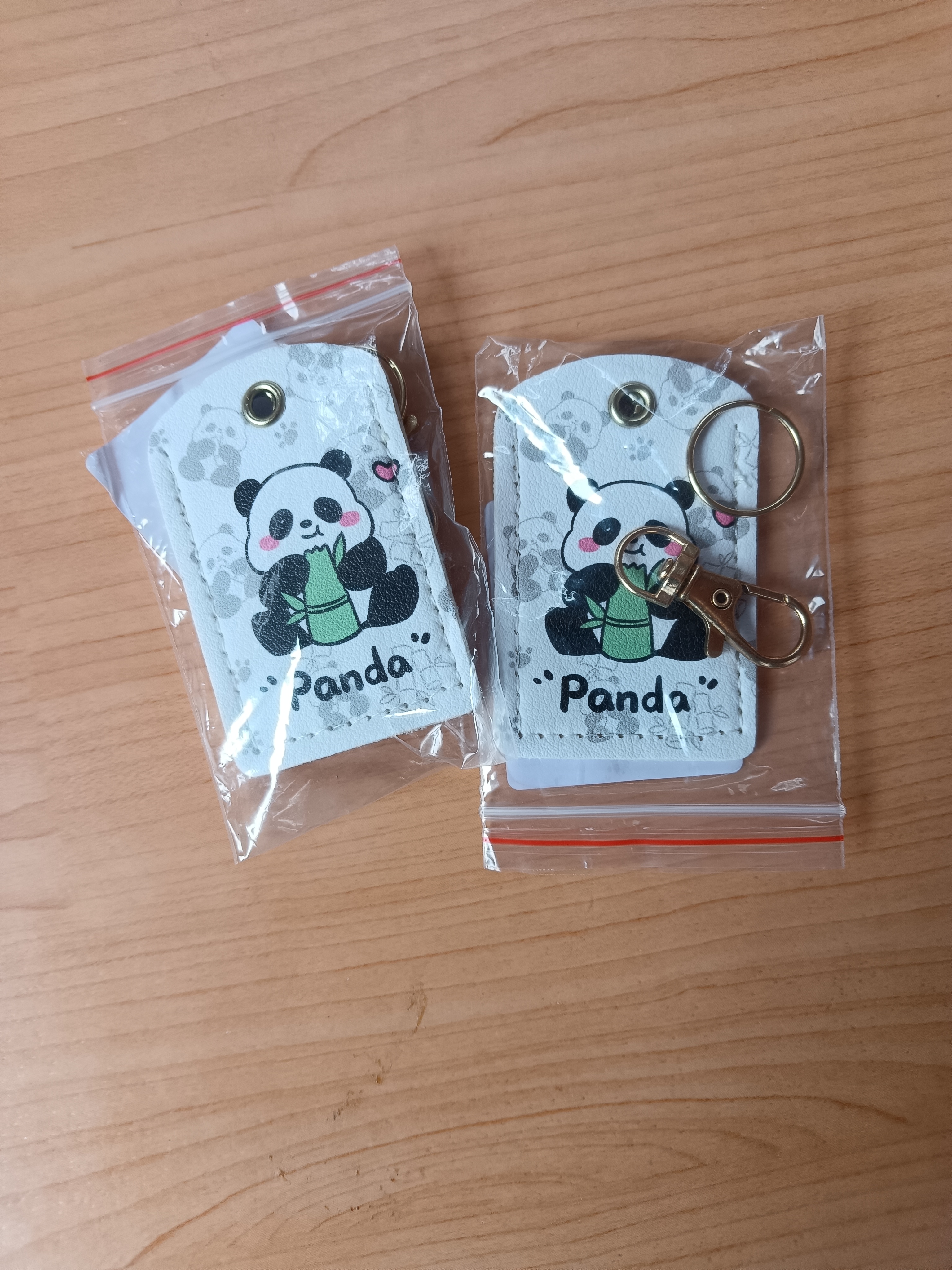 可感应门禁卡套可爱电梯卡套小区保护套公交卡水滴门禁玲娜贝儿 【方形】吃竹熊猫 实拍图