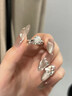 周百福【1000+门店】S925银戒指女求婚结婚订婚对戒送女友纪念生日礼物 【银戒指】*免费刻字+写贺卡-纪念日生日送闺蜜老婆 实拍图