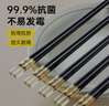 炊大皇 抗菌筷子5双 防霉防滑耐高温家用长筷子公筷餐具套装 金福抗菌筷 实拍图