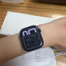 Apple/苹果 Watch Series 10 智能手表GPS款46毫米亮黑色铝金属表壳黑色运动型表带M/L MX273CH/B 实拍图