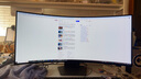 LG 39GS95QE 黑 39英寸240Hz 游戏电竞显示器 Ultra OLED 0.03ms 曲面带鱼屏 HDMI2.1 低蓝光 实拍图