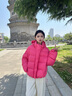 波司登反季冬季泡芙羽绒服杨紫同款女款短款脱卸帽新国标90绒外套 实拍图