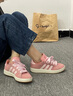 adidas「面包鞋」GRAND COURT BASE 00s休闲低帮板鞋男女阿迪达斯   粉色/清澈粉/汉玉白   38 实拍图