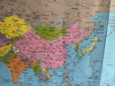 全新修订 升级版袋装 世界地图 尺寸0.87米*0.58米 学生教室家用商务办公室地图   实拍图