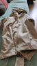 纯信超好看短款连帽外套女2025春秋减龄时尚百搭超火酷飒拽姐高级感 卡其色(高品质)双层外套 L 建议110-125斤 实拍图