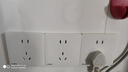 西门子（SIEMENS）开关插座 10A正五孔插座 哑光纤薄暗装 灵煜雾沙白5UB37143NC01 实拍图