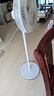 美的（Midea）【品质推荐】七叶轻音柔风电风扇/家用省电落地扇/台式电扇/广角摇头节能宿舍小型风扇 SAE35CA 实拍图