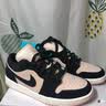 耐克（NIKE） 女鞋男鞋 AIR JORDAN 1 LOW AJ1 休闲鞋运动鞋低帮板鞋 DC0774-003 奥利奥泼墨 42.5 实拍图